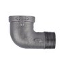 B & K STZ Industries 1/2 in. FIP each X 1/2 in. D MIP Black Malleable Iron 90 Degree Street Elbow 310UPSE90-12